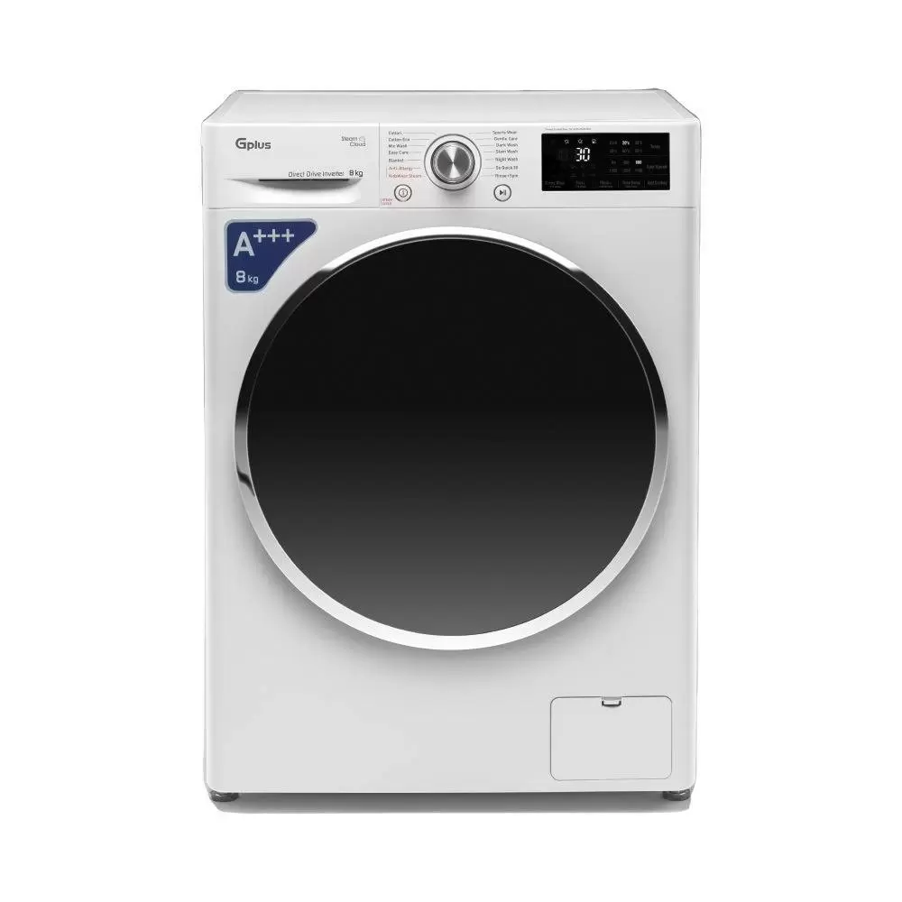 لباسشویی 9 کیلو 1400 دور سفید GWM-R99W-KT جی پلاس(دایرکت درایو)